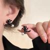 Aretes de Alta Gama para Mujer, Aretes Nicho, Joyería de Temperamento de Flor de Perla Retro, Aretes para Puesto Mayorista