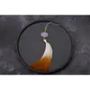 Directo de fábrica loto de jade blanco de doble cara flujo gradual Su Sui espiga colgante hebilla de seguridad precio grande excelentes accesorios de colgante