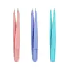 Pinças Plásticas Pontiagudas Coloridas para Scrapbooking Clipes de Estudante Pinças DIY para Nail Art para Pedras Adesivos Crianças Aplicável Criativo