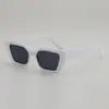 2025 Cor Dopamina Armação Pequena Filme Marinho Liso Decorativo Óculos de Sol Viagem Anti-UV Óculos de Sol