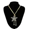Símbolo de Caracola Europeo y Americano Collar de Playa Festivo Colgante de Estrella de Mar Bohemio Collar de Sirena del Océano Exagerado