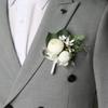Reunión de negocios invitado VIP ramillete boda novios ceremonia de inauguración reunión anual flor de bienvenida MC fábrica de flores