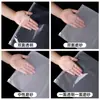 En Stock Eva Translúcido Mate de Plástico Transparente Bolsas con Cierre para Ropa Venta al por Mayor Versión Horizontal Bolsas de Empaque para Ropa Interior CPE Venta al por Mayor