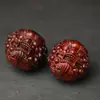 Pingente Escultura de Cabana de Pau-Rosa Pixiu Brinquedo de Madeira Peça de Mão Decoração de Casa Ponto Cênico Artesanato Mais Vendido