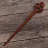 Área Turística Souvenir Antiguo Hecho a Mano Sándalo Rojo Pasador Estilo Chino Madera Broche de Madera para el Cabello para Mujeres