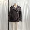 Chaqueta de moto de cuero lavado de moda urbana otoño-invierno 2024 para mujer europea y americana de comercio exterior transfronterizo de Amazon