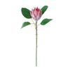 Simulación de alta gama Flor Emperador flocado tamaño pequeño Flor Emperador Lan decoración de mesa de comedor de hotel accesorios de arreglo floral flor artificial al por mayor