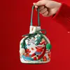Navidad Nuevo Creativo Bolsita de Terciopelo de Manzana Portátil Bolsa de Regalo de Navidad Caja de Regalo de Manzana Nochebuena Regalos de Navidad