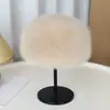 Novo chapéu de copa reta outono e inverno, chapéu de pelúcia tipo balde com pele sintética quente, faz o rosto parecer menor, proteção para as orelhas, chapéu de pelúcia do Nordeste