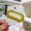 Grampo de cabelo de lã DIY grampo de cabelo básico feito à mão acessórios para grampo de cabelo de lã tricotado semiacabado franja lateral cabelo quebrado BB clip acessórios de cabelo