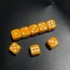 Suministro directo de fábrica, juego de entretenimiento casual de color acrílico de 16 mm, dados de 12 colores, taza de dados