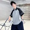 Camiseta de manga corta para niño Verano 2026 Estilo Nuevo Mediana y Grande Camiseta Fina para Niños Ropa de Verano Camisa Polo para Niños Top Deportivo t