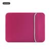Capa protetora plana de material de mergulho colorido Neoprene de 13 polegadas 14 pares de pão Bolsa interna para laptop de 15 polegadas