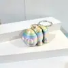 Múltiples Colgantes de Llavero de Animales Realistas Impresos en 3D, Figuras Modelo Articuladas Móviles de Oso y Zorro