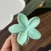 Novo Padrão de Mármore Flor de Ovo Primavera e Verão Grampo de Cabelo Espessado Fresco Doce Rabo de Cavalo Alto Acessórios de Cabelo Florzinha Fofa