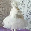 Vestido de Princesa para bebés de un año, vestido tutú con lazo, vestido de princesa con lentejuelas