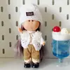 Pingente de boneca batata popular e famoso na internet, 14cm, pingente de mochila, boneca requintada, presente de aniversário, brinquedo de pelúcia fofo
