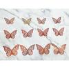 Pegatinas de Pared de Mariposa Hueca 3D Transfronterizas Láser Coloridas Realistas Tridimensionales Mariposa Decoración del Hogar Pegatinas de Pared