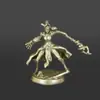 Figurita de Juguete Modelo Soldado Cibernético Tech Punk Futurista de Cobre Sólido Vintage, Adorno de Cobre para Escritorio para Hombres