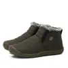 Nuevas botas de invierno para hombre con forro polar botas de algodón para hombre botas de nieve cálidos zapatos de algodón con forro polar venta al por mayor de fábrica entrega en una sola pieza