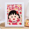 Pintura de diamantes de cereza Maruko, cereza para niños, hecha a mano, pegatinas de diamantes, pintura de ladrillo para estudiantes, regalo al por mayor