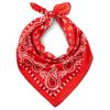 Pañuelo Cuadrado Bandana Pañuelo para la Cabeza de Algodón Patrón Paisley Danza Callejera Regalos Culturales y Creativos Impresión de Logo Personalizado