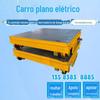 Veículo Elétrico de Plataforma para Transporte Industrial, Carrinho Plataforma a Bateria Controlado Remotamente para Carregamento e Descarregamento, Veículo Móvel de Quatro Rodas