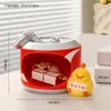 Luxo Leve de Alta Qualidade Pato Feliz Armazenamento de Chaves Decorações de Resina para Desktop Presentes de Inauguração de Casa Sala de Estar Decoração de Casa