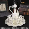 Set de Vino Retro, Set de Regalo de Vino Blanco para Personas Mayores, Set Clásico de Copas de Vino Rusas, Regalo de Boda, Artesanías