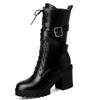 Botas Martin Botas para Mujer 2020 Otoño e Invierno Estilo Nuevo Botas para Mujer Botines Británicos de Tacón Alto Zapatos para Mujer Talla Grande Dropshipping
