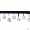 Borlas para Ropa Hechas a Mano DIY, Colgantes de Iluminación con Cuentas, Cuentas, Accesorios para Zapatos y Sombreros, Accesorios Vintage de Perlas para Ropa, Encaje
