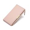 Estilo coreano embreagem de grande capacidade cross-border pu wallet feminino simples japonês e coreano multi-card clutch longo