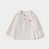 Camiseta para Bebé Primavera y Otoño Niño Pequeño Ajustada Infantil Manga Larga Un Año Niño Niña Ropa Top Infantil Ropa de Otoño para Bebé