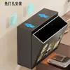 Caja de Papel Higiénico para Baño Estante de Almacenamiento de Papel Higiénico y Toallas Montado en la Pared Caja de Almacenamiento para Papel Higiénico de Baño