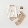 Roupas de Bebê, Algodão Puro, Classe A, Conjunto Separado, Roupas de Outono para Bebês, Calças de Outono, Macacão de Engatinhar, Pijama de Manga Longa, Roupa para Casa