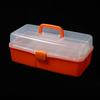 Extra Grande No. 1 Caja de Almacenamiento Portátil Gruesa para Lego Caja de Herramientas Plástico Transparente Almacenamiento Caja de Almacenamiento para Medicamentos Caja de Almacenamiento para Ferretería