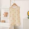 Frente Quatro Costas Dois Macacão para Bebê Recém-Nascido Saco de Dormir Algodão Gaze Bebê Verão Infantil Anti-Chute Colcha Pijama Tecido 100% Algodão