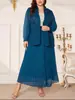 Fábrica de Origem Exportação Transfronteiriça Moda Feminina Plus Size Casual Conjunto de Duas Peças Coleção de Liquidação