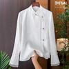 Camisa Jacquard Vintage para Mujer Primavera 2026 Nuevo Estilo Chino Lujo Ligero Elegante Seda de Morera Traje Tang Superior para Mujer