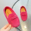 Zapatos tipo mocasín para niños de estilo británico, zapatillas para bebés para caminar en interiores con suelas de goma, mocasines para niños y niñas, zapatos para niños para primavera