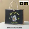 Bolsa Tote de Linho Impermeável Cultural e Criativa de Liuzhou Logo Imprimível Bolsa de Lona Portátil Lembranças Pronta para Atacado