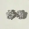 Brincos de Flores Verão Infinito para Mulheres, Luxo Acessível, Design Retrô de Nicho, High-End, Estéreo, Exquisitos, Elegantes e Versáteis