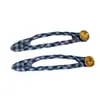2 Peças de Prendedor de Cabelo Xadrez Colorido com Strass para Franja Grampo de Cabelo Lateral Acessórios de Cabelo Coração de Menina Novos Acessórios de Cabelo