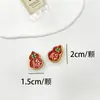 Venta Caliente Transfronteriza Pegamento de Gota Danza del León Diamante Perla Zapatos con Agujeros DIY Accesorios Metálicos Flor de Zapato Extraíble Hebilla de Zapato Piezas