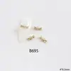 Joyería para uñas de aleación al por mayor red-hot mini mariposa corbata de lazo de aleación joyería de tulipán de aleación