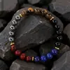 Pulseras de Cuentas de Estilo Personalidad de Moda Transfronterizas, Pulseras de Piedra Unisex, Cristal, Madera, Pulseras de Lapislázuli, Ojo de Tigre de Piedra con Cuentas