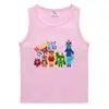 Colete de Verão Infantil 2026 Estilo Coreano Algodão Casual Camiseta Interna Absorvente de Suor Roupa Externa Esportiva Moletom Sem Manga para Meninos