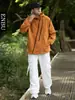 Jaqueta masculina Enbu, novidade de outono estilo workwear americano, marca da moda, jaqueta versátil casual solta para homens
