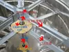600 Capela de Vento Galinheiro Ventilador Não Motorizado Topo Interno 628 Rolamento 6201 Grande Quantidade Pode Abrir