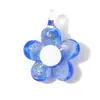 Pingente de Flor de Vidro Ins Mini Estilo Coreano Nova Flor de Cerejeira Brilhante Flor de Cinco Pétalas Contas de Vidro Materiais de Acessórios DIY